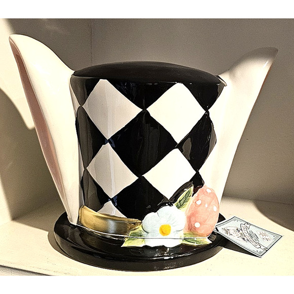 Mackenzie Childs Inspired Tophat And Tail Checkered Easter...